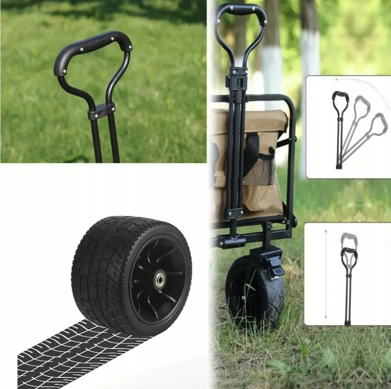 Sklopiva transportna kolica - premium 150 L - Boja: Tirkiz