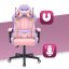 Scaun pentru jocuri HC-1004 roz-violet