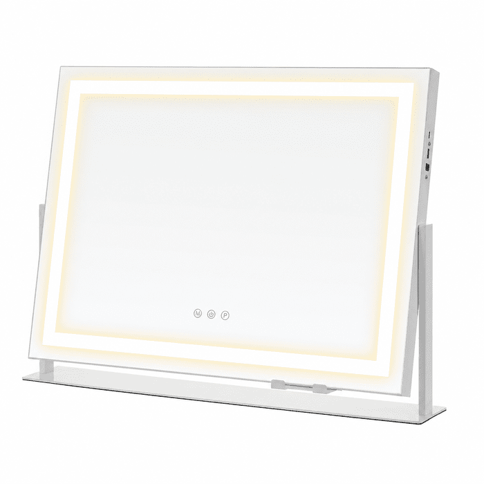 Hollywoodsko LED ogledalo za šminkanje s dodirnim kontrolama – 58 x 46 cm
