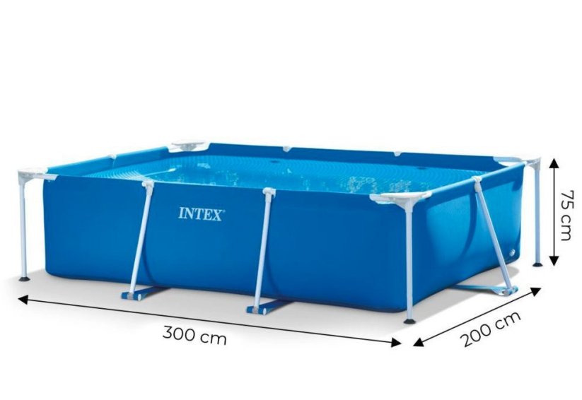 Kvalitní rodinný bazén do zahrady 3 x 2 m