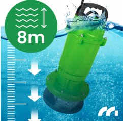 Ponorné čerpadlo na znečistenú vodu MalTec MasterPump550W Sito