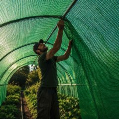 Zaščitna folija za tunelski folijski rastlinjak za gojenje rastlin 4,5 x 2 x 2 m
