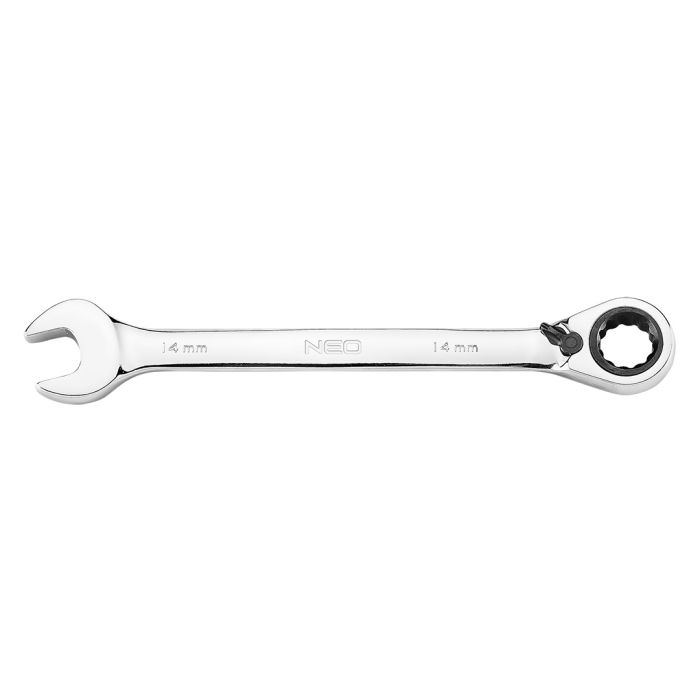 Chiavi combinate con cricchetto e interruttore, set di 12, 8 - 19 mm, custodia morbida 09-345 NEO
