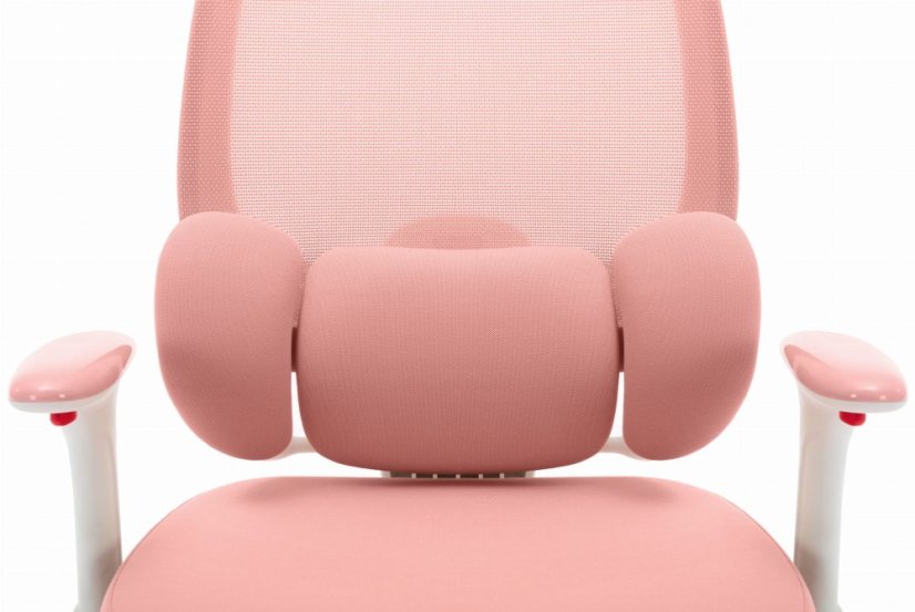 Ergonomické ružové detské kreslo HC-999 - látkové