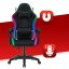 Gaming-Stuhl HC-1000 Schwarz LED RGB Stoff Gaming-Stuhl HC-1000 Schwarz LED RGB Stoff