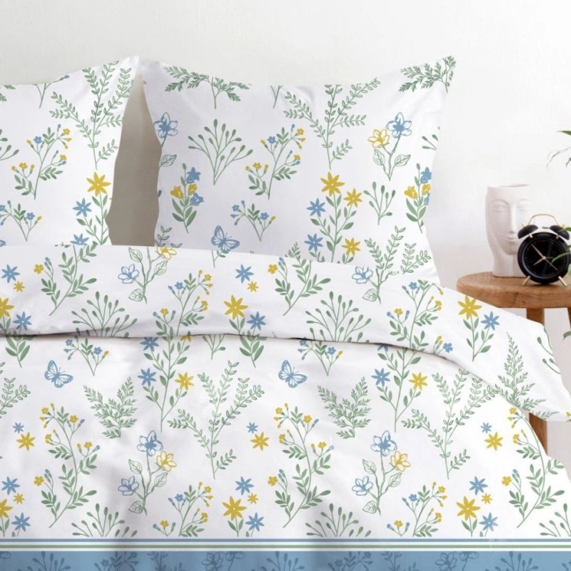 Prémiové bavlnené obliečky lúčne kvety