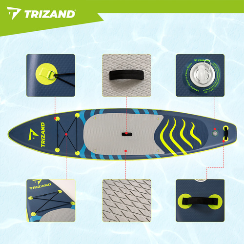Nafukovací SUP paddleboard Trizand s kompletným príslušenstvom