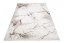 Cremefarbener Vintage-Teppich mit abstraktem Muster