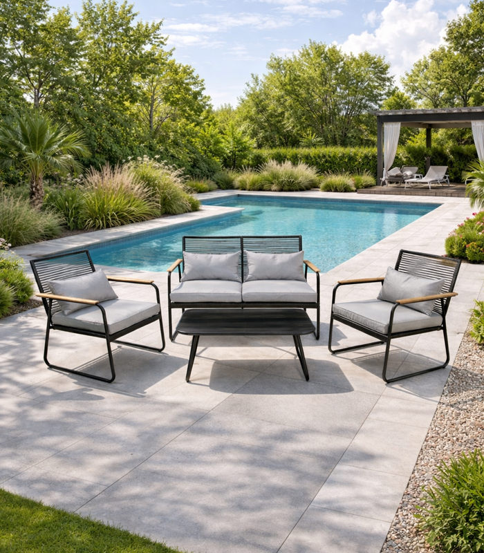 Záhradný nábytok ATRANI – moderný set na terasu