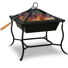 Braciere da giardino in acciaio 45 × 45 cm