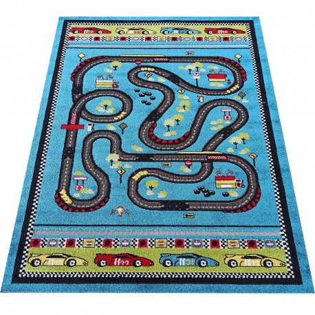 Dětský senzorický koberec s motivem autodráhy - Rozměr koberce: Šírka: 100 cm | Dĺžka: 150 cm