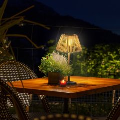 Lampă de grădină cu LED solar - 47 cm