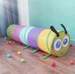 Tunel de joacă pentru copii - omidă 165 cm