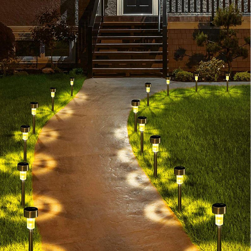 Solárna záhradná lampa - 10 kusov