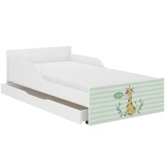 Moderní dětská postel s praktickým úložným prostorem 160 x 80 cm