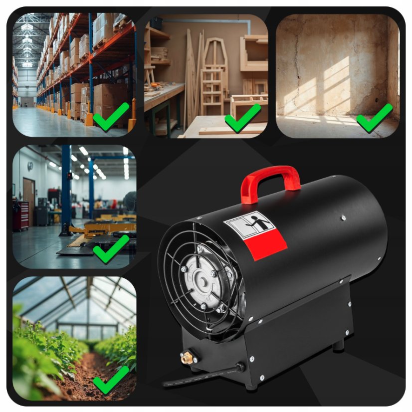 Încălzitor pe gaz RTNGG0120 - 25 kW