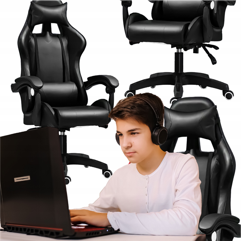 Comoda sedia gaming nera
