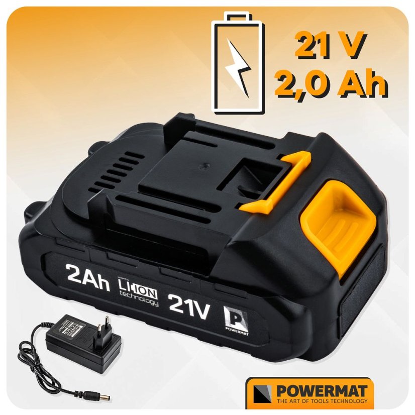 Akku-Schrauber Powermat PM-WA-21V-2M