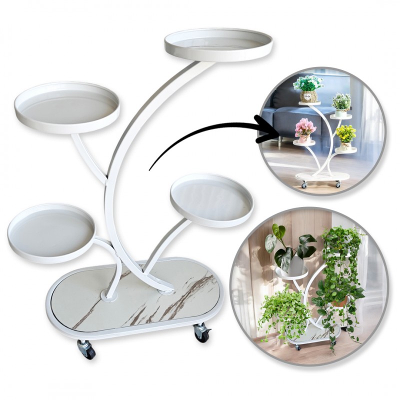 Kerekes virágállvány