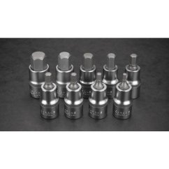 Šesťhranné bity na pätici 55 mm, sada 9 ks 08-705 NEO