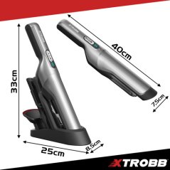 Ročni brezžični sesalnik za avtomobile s HEPA filtrom 16 000 Pa PROVAC XTROBB