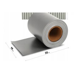 Светлосива лента за ограда 19 cm x 35 m - 1 бр.