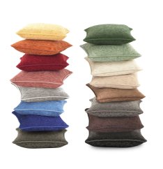 Gobelínový povlak na polštář s ozdobným okrajem 42 × 42 cm - různé barvy