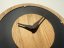 Drevené nástenné hodiny z dubového dreva Oak Flow – 30 cm