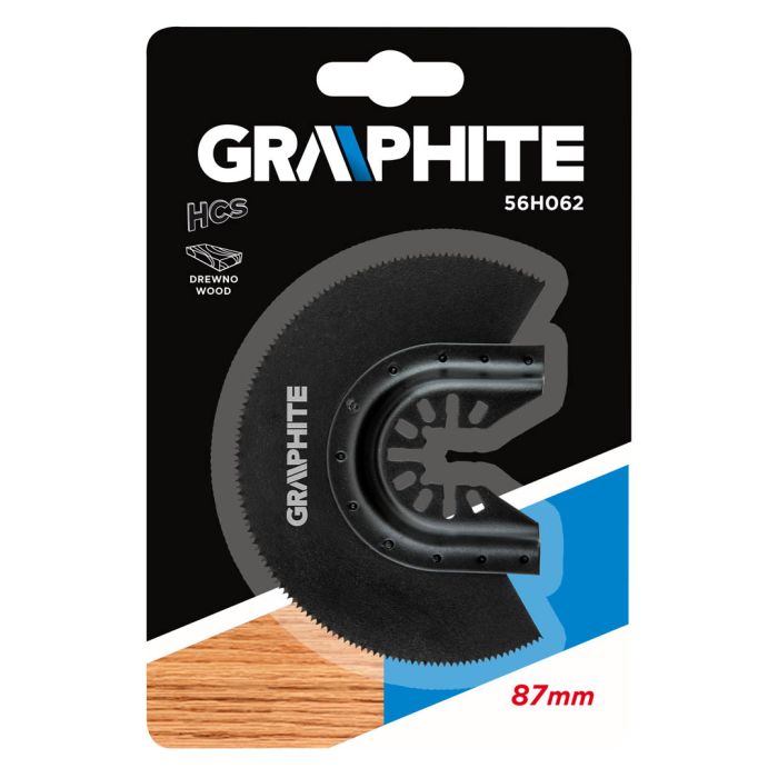 Lama semicircolare HCS per legno, 87 mm, 200 denti 56H062 GRAPHITE