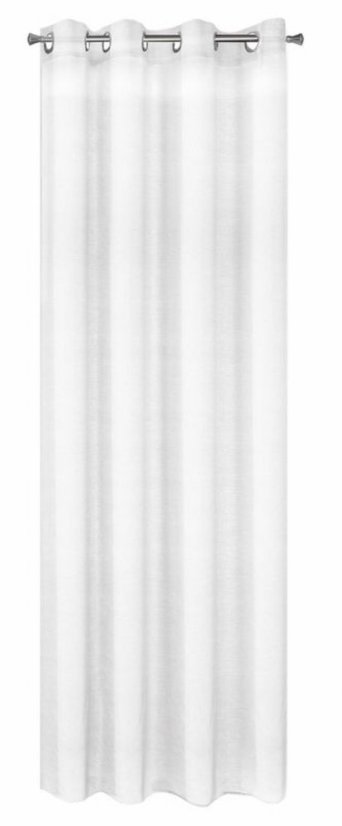 Krásne interierové závesy v bielej farbe 140 x 250 cm
