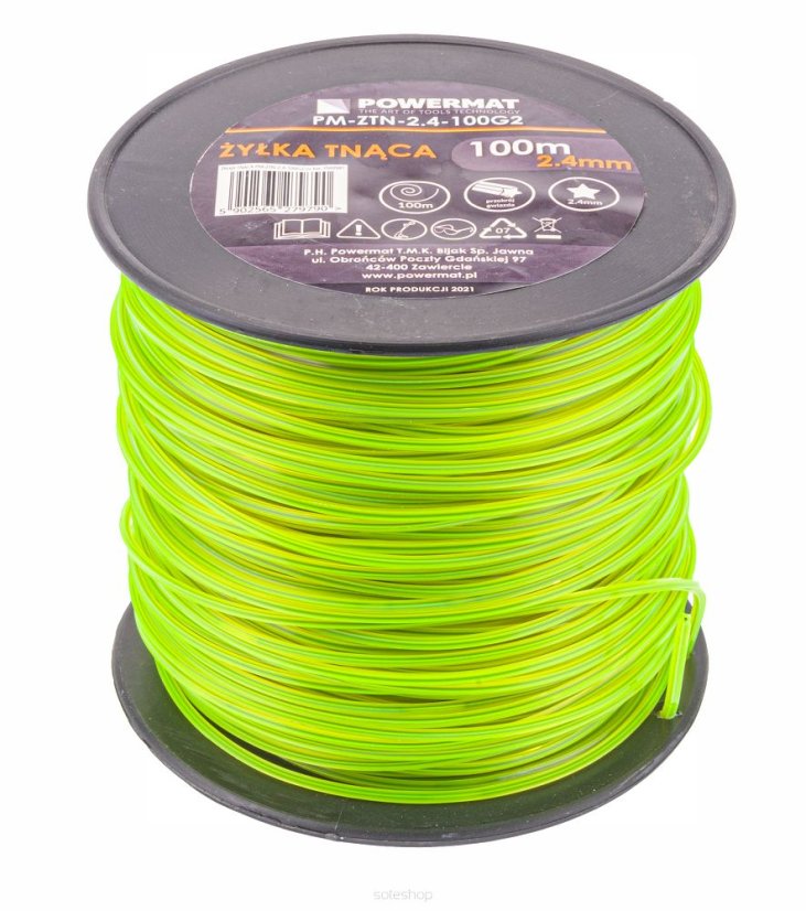 Struna křovinořezu 2,4 mm PM-ZTN-2,4-100G2