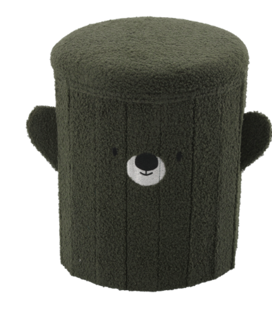 Aranyos gyermek összecsukható puff tárolóhellyel