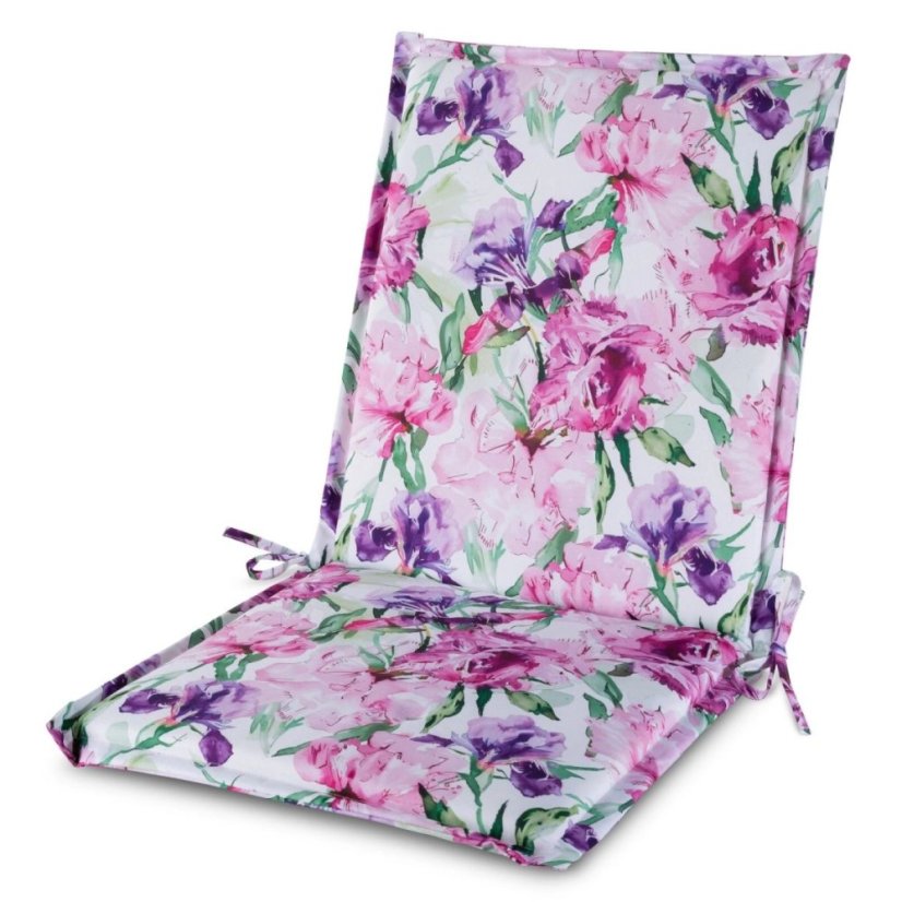 Záhradná nepremokavá poduška s kvetinovým vzorom