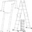 Večnamenska zgibna lestev 4x4