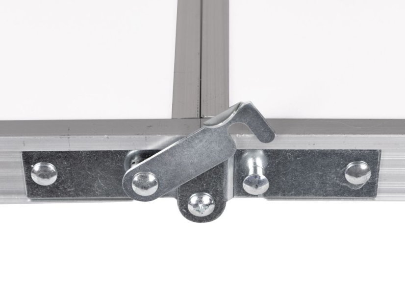 Skladací cateringový stôl 119,5x60 cm biely so 4 stoličkami