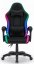 Gaming-Stuhl HC-1000 Schwarz LED RGB Stoff