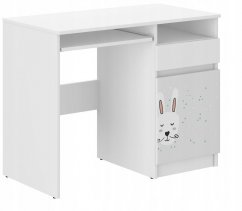 Otroška pisalna miza z bradatim zajčkom 76x50x96 cm