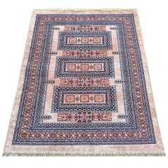 Vintage orientalska preproga z nedrsečim zaključkom