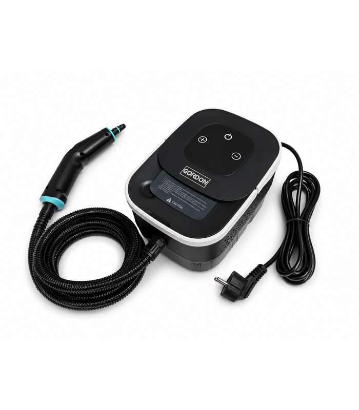 Aparat de curățat cu abur de 2500 W pentru bucătărie, baie, geamuri și tapițerie, cu accesorii