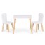 Dječji set namještaja - dječji stol i 2 stolice s naslonom