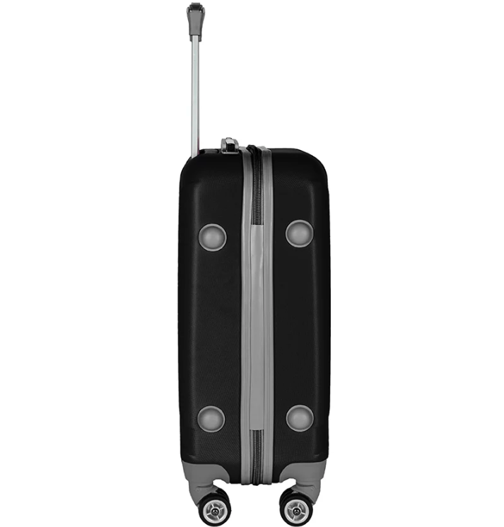 Černý kufr o rozměrech 65 x 39 x 24 cm - 56l