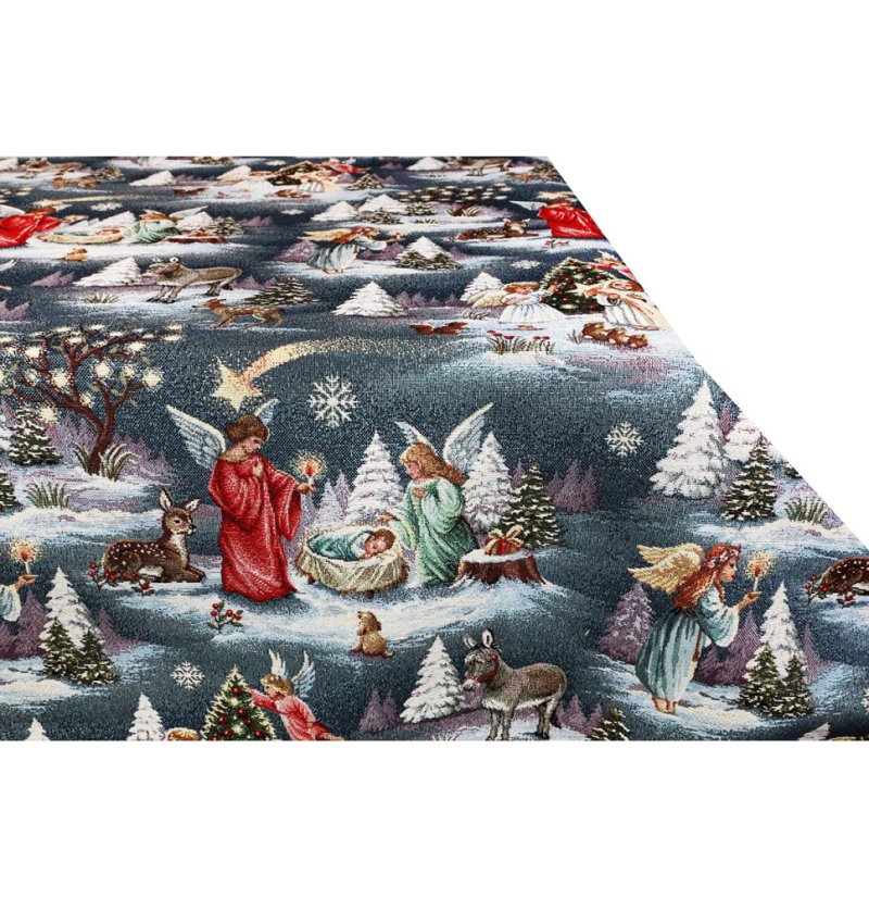 Vianočný gobelínový obrus na stôl 140 x 180 cm