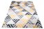 Unverwechselbarer Trendteppich mit geometrischem Muster