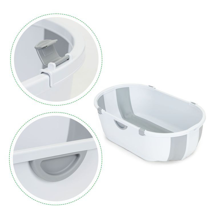 Kindertoilettenhocker mit Stufen - gelb