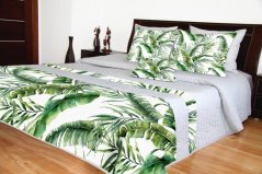 Luksuzna posteljna pregrinjala z zelenimi listi
