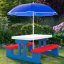 Kinder Picknicktisch mit Sonnenschirm