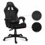 Udobna visokokvalitetna gaming stolica ugljik crna FORCE 4.5 Mesh