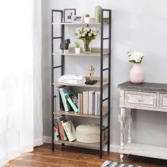 Raft rustic elegant cu 5 rafturi
