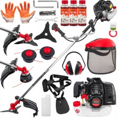 Decespugliatore a benzina con potente motore da 49 cm³ RTKS0150