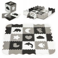 Penová podložka pre deti  122,5 x 122,5 cm - puzzle
